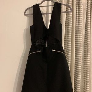 Zara Keyhole Zip Dress